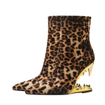 Starlit Wolf Leopard Boots