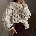 Vera Hollow Knit Sweater