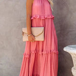 Capri Ruffle Maxi Dress