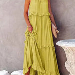Capri Ruffle Maxi Dress