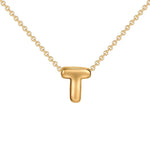 Initial Bubble Charm Necklace