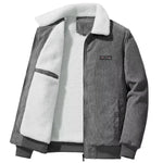 Men's Textured Sherpa Lined Jacket