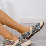 Women's Patterned Slip On Walking Trainers