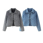 Harper Quilted Denim Jacket