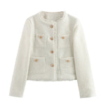 Montclair Crop Tweed Jacket