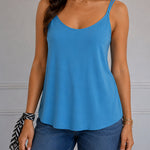 Lightweight Chiffon Cami Top with Cardigan Set