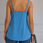 Lightweight Chiffon Cami Top with Cardigan Set