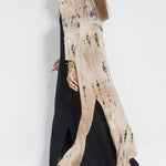 Elegant Tie-dye Sleeveless Maxi Dress