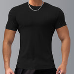 KZZ Men's Short-Sleeve T-Shirt – Casual Basic Top