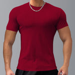 KZZ Men's Short-Sleeve T-Shirt – Casual Basic Top