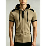 KZZ Waffle-Knit Short-Sleeve Top