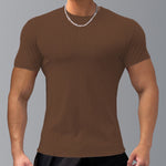 KZZ Men's Short-Sleeve T-Shirt – Casual Basic Top