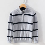 Hiro Cotton Quarter-Zip Sweater
