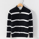Hiro Cotton Quarter-Zip Sweater