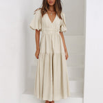 Emilia | Robe à col en V