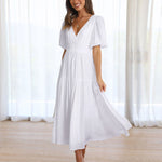 Emilia | Robe à col en V