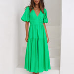 Emilia | Robe à col en V