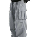 KZZ Loose Lightweight style Sports Pants Men Trousers Large pocket cargo casual trousers