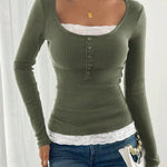 Zeagoo Fashion Lace Patchwork Pit-Stripe Knit Top for Women Elegant Date Night Party 2026 | Under $40