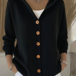 Zeagoo Women's Comfy Ultra-Soft Hooded Knit Cardigan