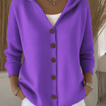 Zeagoo Women's Comfy Ultra-Soft Hooded Knit Cardigan
