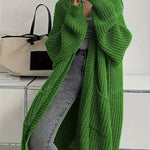 Zeagoo Women's Comfy Loose Fit Chunky Knit Long Cardigan