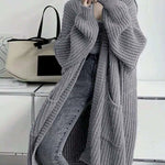 Zeagoo Women's Comfy Loose Fit Chunky Knit Long Cardigan