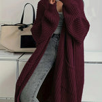 Zeagoo Women's Comfy Loose Fit Chunky Knit Long Cardigan