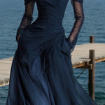 Zeagoo Elegant Mesh Off-the-Shoulder A-Line Maxi Dress for Women Casual Beach Vacation Summer 2026
