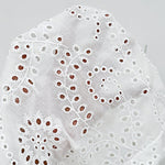 Boho-Chic Embroidery Eyelet Ruffle Sleeve Shirt