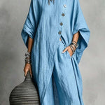 Minimalism Loose Slant Placket Matching Set