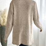Women's Fringe Asymmetrical Knit Cardigan
