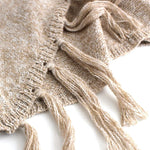 Women's Fringe Asymmetrical Knit Cardigan
