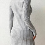 Women's Square Neck Asymmetrical Knit Top