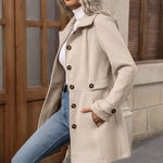 Charlotte Buttoned Trench Coat