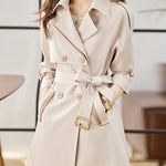 Belford Double Breasted Midi Trench