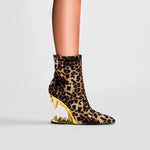 Starlit Wolf Leopard Boots