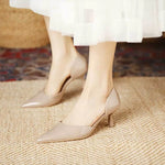 Aveline Leather Heels