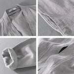 Men's Relaxed Open Front Kimono Jacket