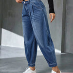 Women's Relaxed Tapered Denim Trousers
