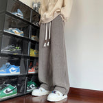Sutton Herringbone Wide-Leg Pants