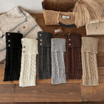 Sylvie Button Knit Leg Warmers