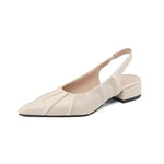 Palermo Pleat Slingback Heels