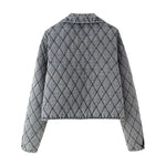 Harper Quilted Denim Jacket