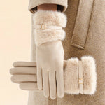Aurelia Fur Gloves
