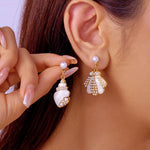 Marina Pearl Drop Earrings