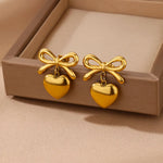 Belle Drop Gold Earrings