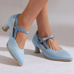 Eleanor Suede Heels