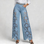 Amélie Floral Lace Jeans
