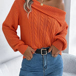 Breeze Knit Off-Shoulder Sweater